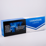 Full carton with 10 packs of Canadian Lights cigarettes