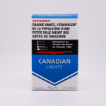 Pack of Canadian Lights cigarettes
