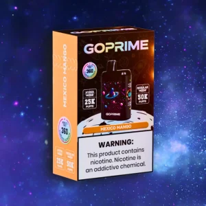 Go Prime 50K disposable vape box in Mexico Mango